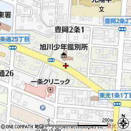 北海道旭川市豊岡１条1丁目周辺の地図