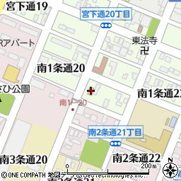 セブンイレブン旭川南１条店周辺の地図