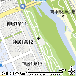 北海道旭川市神居１条周辺の地図