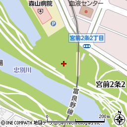 北海道旭川市宮前２条周辺の地図