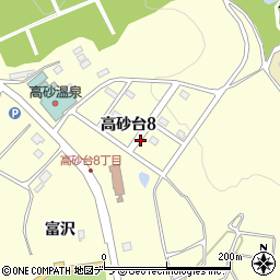 北海道旭川市高砂台8丁目周辺の地図