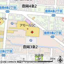 ハニーズ旭川アモール店周辺の地図