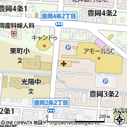 旭川日産自動車豊岡店周辺の地図