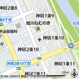 北海道旭川市神居１条10丁目3周辺の地図