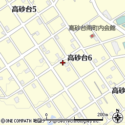 北海道旭川市高砂台6丁目周辺の地図