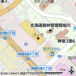 壺屋総本店　生協神楽店周辺の地図