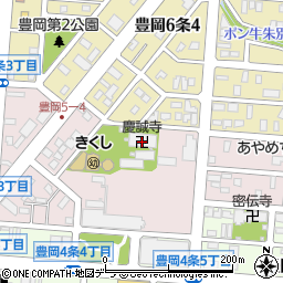 慶誠寺周辺の地図