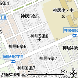 北海道旭川市神居５条周辺の地図