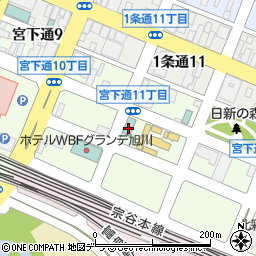東横ＩＮＮ旭川駅東口周辺の地図