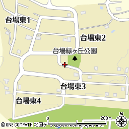 北海道旭川市台場東周辺の地図