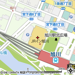 スマートスタジオ　イオン旭川駅前周辺の地図