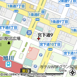 株式会社結婚情報センター旭川支店周辺の地図