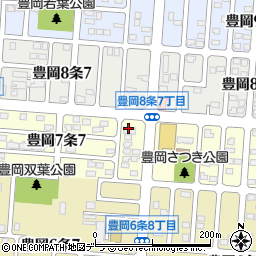 ローソン旭川豊岡７条７丁目店周辺の地図