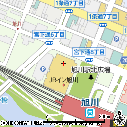 Ｓｔａｎｄａｒｄ　Ｐｒｏｄｕｃｔｓイオンモール旭川駅前店周辺の地図