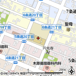 旭川市立朝日小学校周辺の地図