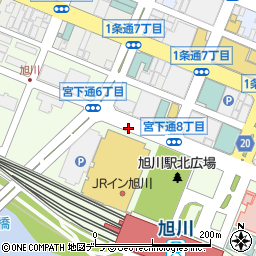 株式会社近宣　旭川営業所周辺の地図