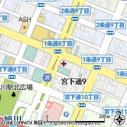 株式会社ジャックス旭川支店周辺の地図