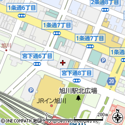 北海道東急ビルマネジメント株式会社　旭川営業所周辺の地図