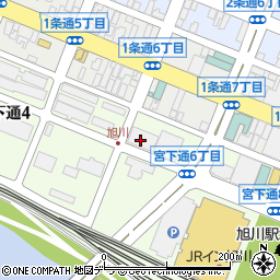 札建工業株式会社旭川支店周辺の地図