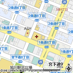 株式会社ジュンク堂書店　旭川周辺の地図