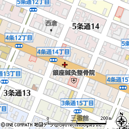 お宝本舗えびすや・旭川４条通店周辺の地図