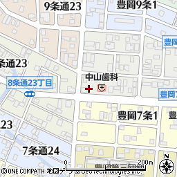 セイコーマート豊岡８条店周辺の地図