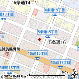 ローソン旭川５条通十五丁目店周辺の地図