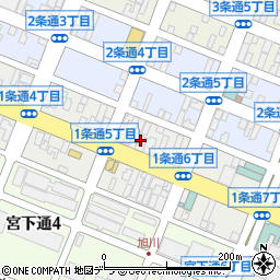 札幌かに本家旭川駅前店社員寮周辺の地図