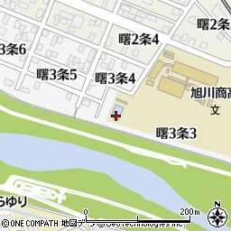 北海道旭川市曙３条周辺の地図