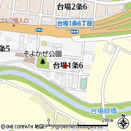 北海道旭川市台場１条6丁目周辺の地図