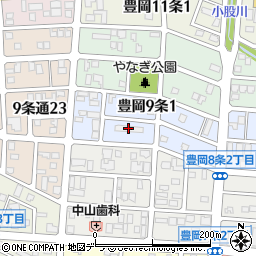 日本郵政宿舎周辺の地図