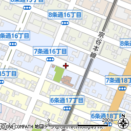 北海道旭川市７条通17丁目周辺の地図