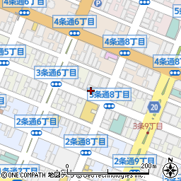 カラオケ館 旭川三条店周辺の地図