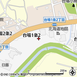 北海道旭川市台場１条2丁目周辺の地図