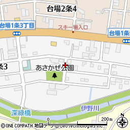北海道旭川市台場１条4丁目周辺の地図