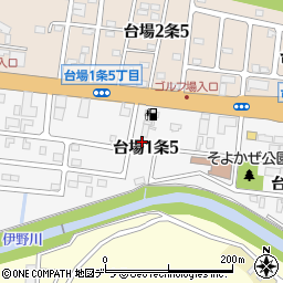 北海道旭川市台場１条5丁目周辺の地図