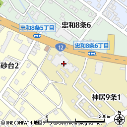 株式会社サンデリカ旭川事業所周辺の地図