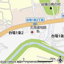 北海道地図株式会社　本社周辺の地図