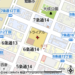 北海道銀行メガセンタートライアル旭川店 ＡＴＭ周辺の地図