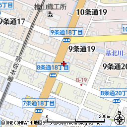 コーヨー日軸旭川営業所周辺の地図