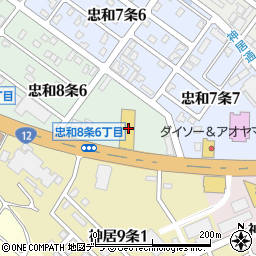 ネッツトヨタ旭川かむい店周辺の地図