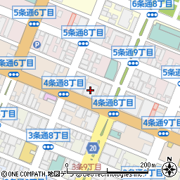 名鉄観光サービス株式会社　旭川支店周辺の地図