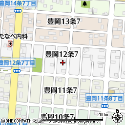 北海道旭川市豊岡１２条7丁目周辺の地図