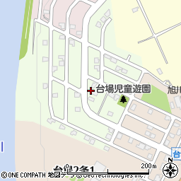 〒070-8073 北海道旭川市台場３条の地図