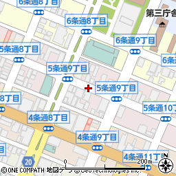 ナイガイ株式会社旭川営業所周辺の地図