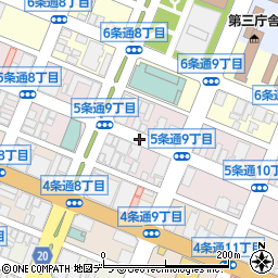 オリックス株式会社　旭川支店周辺の地図