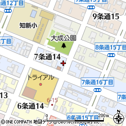 旭川大成ヘルパーステーション周辺の地図