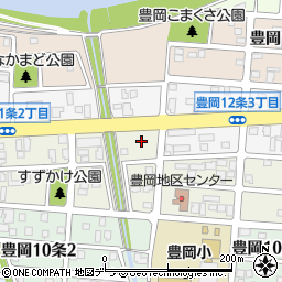カースタレンタカー旭川豊岡１１条店周辺の地図