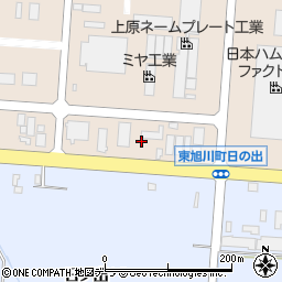 北海道旭川市工業団地１条2丁目4周辺の地図