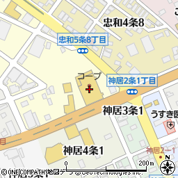 スガイランドリー株式会社　忠和店周辺の地図